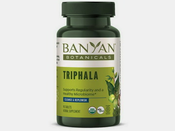 Banyan's Triphala Tablets bottle