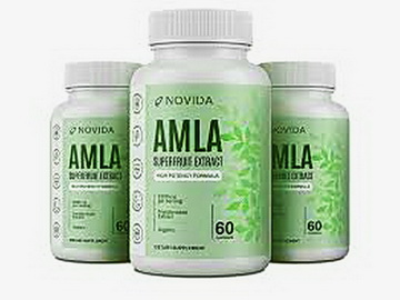 Novida Naturals amla supplement containers