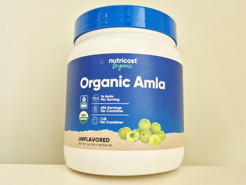 Organic Amla Extract tub by Nutricost 
