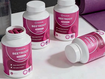 Rosabella supplement bottles on table