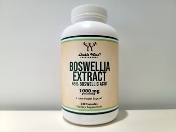 Boswellia extract contain on white