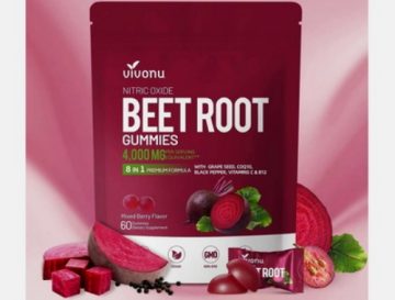 VivoNu beetroot, grape seed and CoQ10 gummies