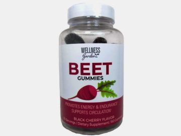 Wellness garden beet gummies container