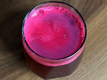 juiced red beets from above